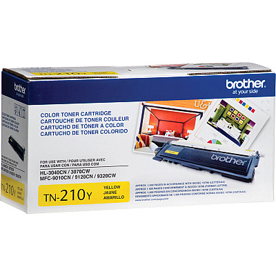 Brother Genuine TN210Y Yellow Toner Cartridge