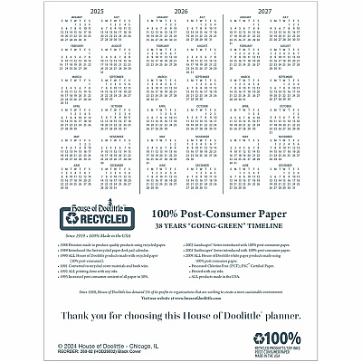 House of Doolittle Economy Stitched Cover Monthly Planner (26002)