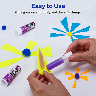 Avery Glue Stic Disappearing Purple Color (AVE98079)