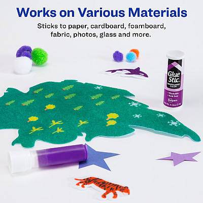 Avery Glue Stic Disappearing Purple Color (AVE98079)