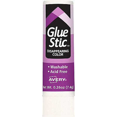 Avery Glue Stic Disappearing Purple Color (AVE98079)