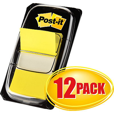 Post-it Yellow Flag Value Pack (MMM680YW12)