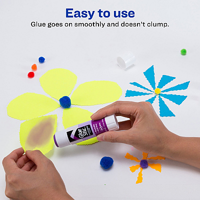 Avery Glue Stic with Disappearing Purple Color (AVE98071)