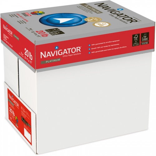 Navigator Platinum Superior Productivity Multipurpose Paper - Silky Touch - White (NPL11205R)
