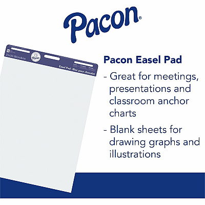 Pacon Unruled Easel Pads (PAC3385)