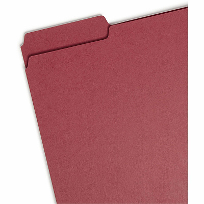 Smead Colored 1/3 Tab Cut Letter Recycled Fastener Folder (SMD14936)