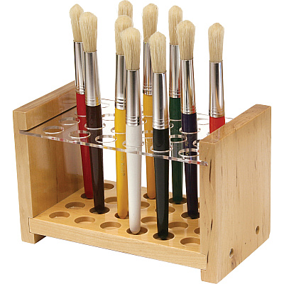 Dixon 24 Brush Wood Paint Brush Holder (PAC5148)