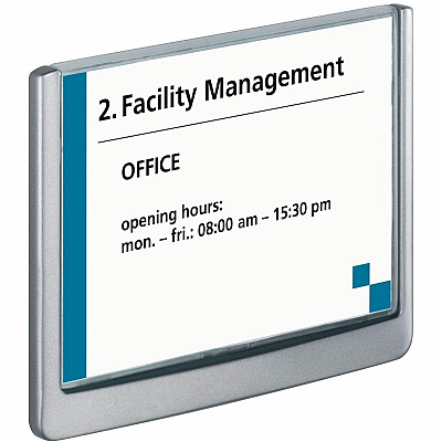 Durable CLICK SIGN Holder for Interior Walls (486137)