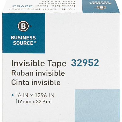 Business Source Invisible Tape Dispenser Refill Roll (BSN32952)