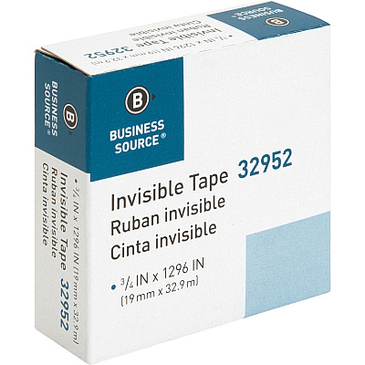 Business Source Invisible Tape Dispenser Refill Roll (BSN32952)