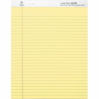 Business Source Micro-Perforated Legal Ruled Pads (BSN63105)