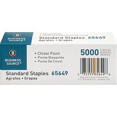 Business Source Standard Staples (BSN65649)