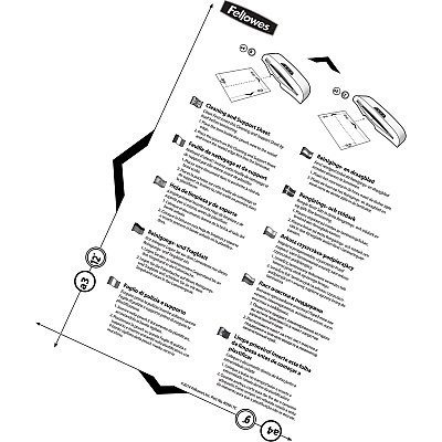 Fellowes Laminator Cleaning Sheets 10pk (FEL5320603)