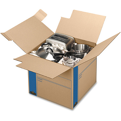 Bankers Box SmoothMove Prime Moving Boxes, Medium (FEL0062801)