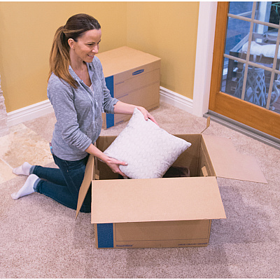 Bankers Box SmoothMove Prime Moving Boxes, Large (FEL0062901)