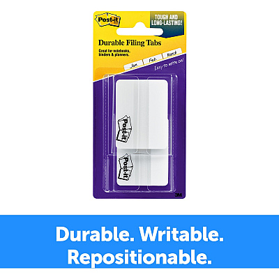 Post-it Durable Tabs (MMM686F50WH)