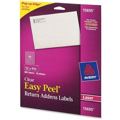 Avery Easy Peel Return Address Labels (AVE15695)
