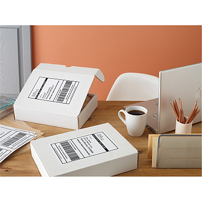 Avery Shipping Labels with Receipt, 5-1/16" x 7-5/8" , 50 Labels (AVE5127)