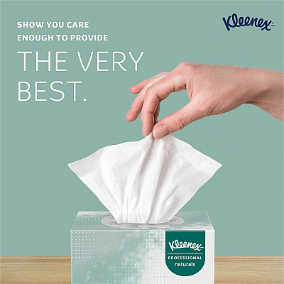 Kleenex Professional Naturals Facial Tissue Cube for Business (KCC21272BX)