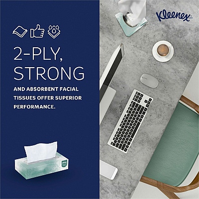 Kleenex Professional Naturals Facial Tissue for Business (KCC21601BX)