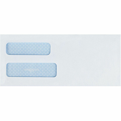 Quality Park No. 10 Double Window Security Tint Envelopes (QUA24550)
