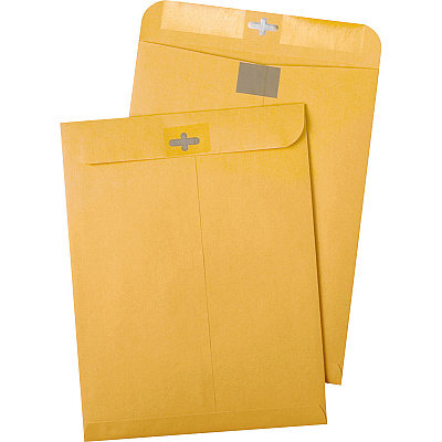 Quality Park 9 x 12 Postage Saving ClearClasp Envelopes with Reusable Redi-Tac Closure (QUA43568)