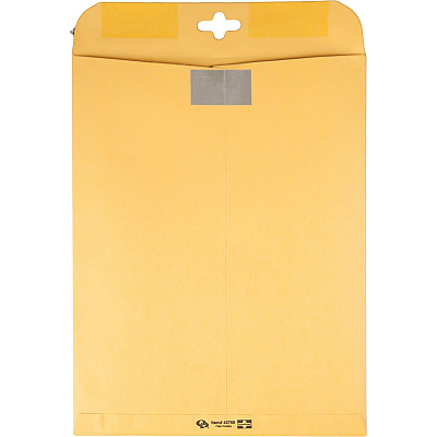 Quality Park 10 x 13 Postage Saving ClearClasp Envelopes with Reusable Redi-Tac Closure (QUA43768)