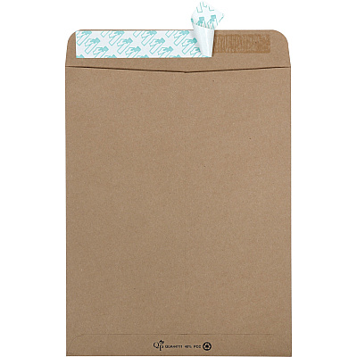 Quality Park 9 x 12 Catalog Mailing Envelopes with Redi-Strip Self-Seal Closure (QUA44511)