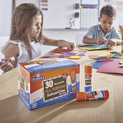 Elmer's All-Purpose Glue Stick 30 Count Class Pack (EPIE556)