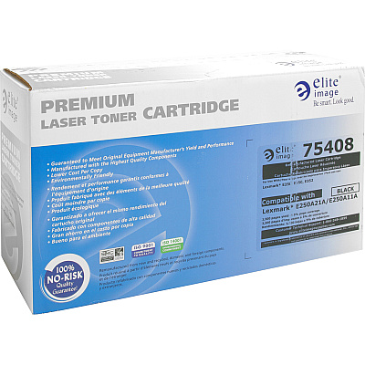 Elite Image Remanufactured Toner Cartridge - Alternative for Lexmark (E250A11A) (ELI75408)