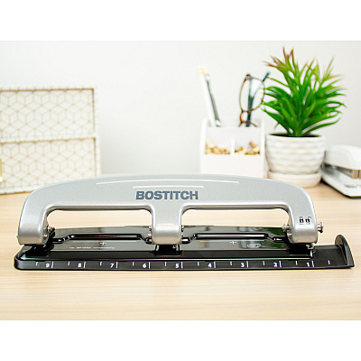 Bostitch EZ Squeeze 12 Three-Hole Punch (ACI2101)