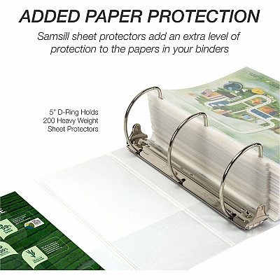 Samsill Earth's Choice Plant-based Durable View Binder (SAM16907)