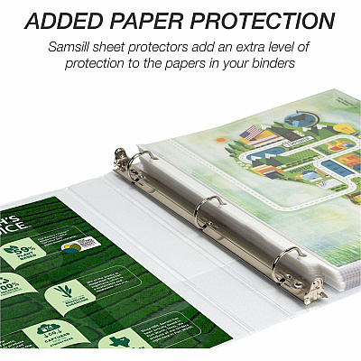 Samsill Earth's Choice Plant-based Durable View Binder (SAM16937)