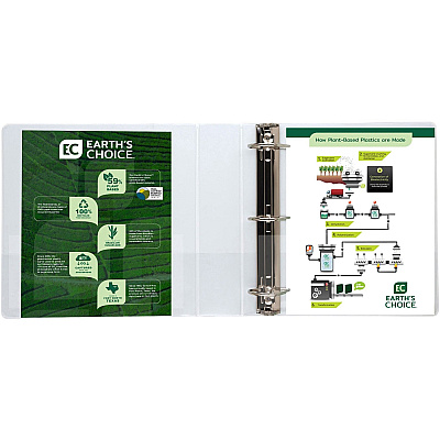 Samsill Earth's Choice Plant-based Durable View Binder (SAM16967)