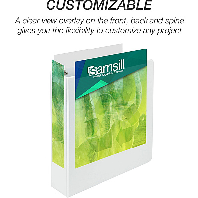 Samsill Earth's Choice Plant-based Durable View Binder (SAM16967)