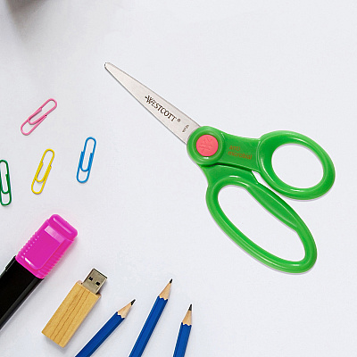 Westcott 5" Antimicrobial Kids Pointed Scissors (ACM14872)