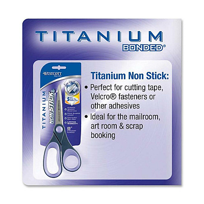 Westcott 8" Non-Stick Straight Scissors (ACM14910)
