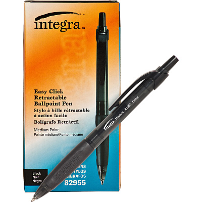 Integra Easy Click Retractable Ballpoint Pen (ITA82955)