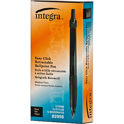 Integra Easy Click Retractable Ballpoint Pen (ITA82955)