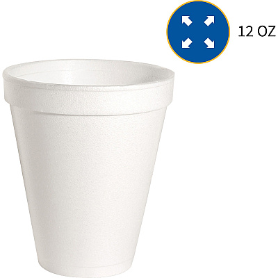 Genuine Joe 12 oz Hot/Cold Foam Cups (GJO58552)