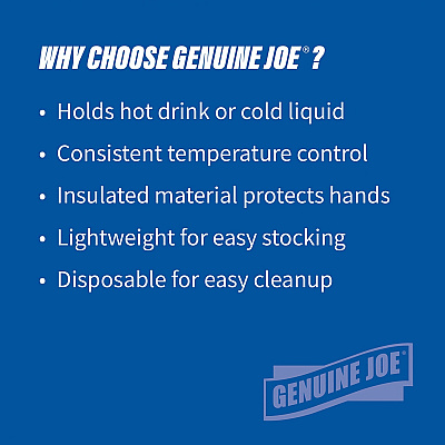 Genuine Joe 16 oz Hot/Cold Foam Cups (GJO58554)