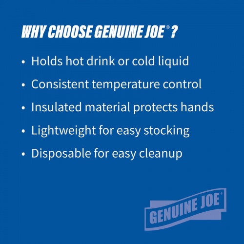 Genuine Joe Hot/Cold Foam Cups (58554)