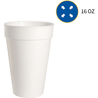 Genuine Joe 16 oz Hot/Cold Foam Cups (GJO58554)
