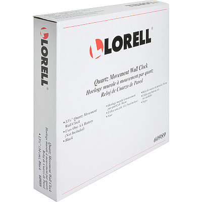 Lorell 13-1/4" Round Wall Clock (LLR60989)