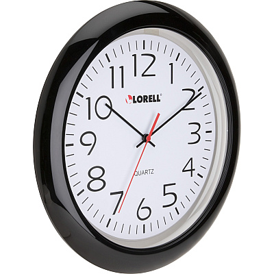 Lorell 13-1/4" Round Wall Clock (LLR60989)