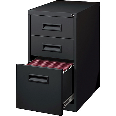 Lorell 22" Box/Box/File Mobile File Cabinet with Recessed Pull (LLR67737)