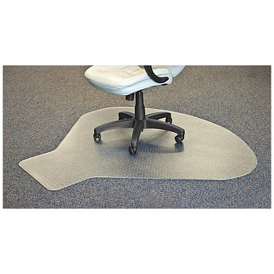 Lorell L-Workstation Medium-pile Chairmat (LLR69156)