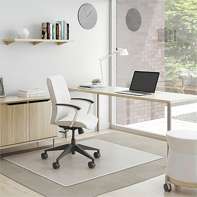 Lorell Plush-pile Wide-Lip Chairmat (LLR69165)