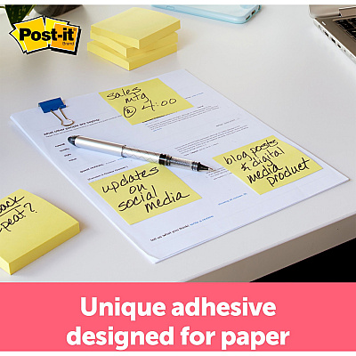 Post-it Dispenser Notes - Poptimistic Color Collection and Canary Yellow (MMMR33014YWM)