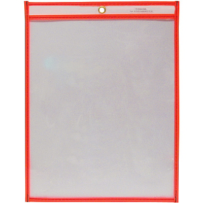 C-Line Reusable Dry Erase Pocket - Study Aid (CLI40814)